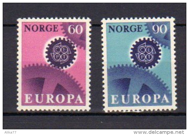 NORVEGE      Neuf **     Y. Et  T.    N° 509 / 510      Cote: 3,00 Euros - Unused Stamps