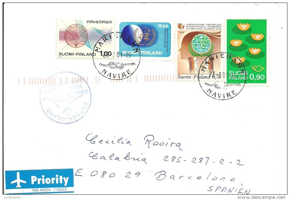 CARTA 2001  FERRY - Lettres & Documents