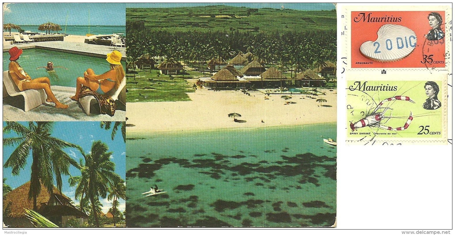 MAURITIUS  MAURICE  The Beautiful Hotels Of The Ocean  Nice Stamps - Mauritius