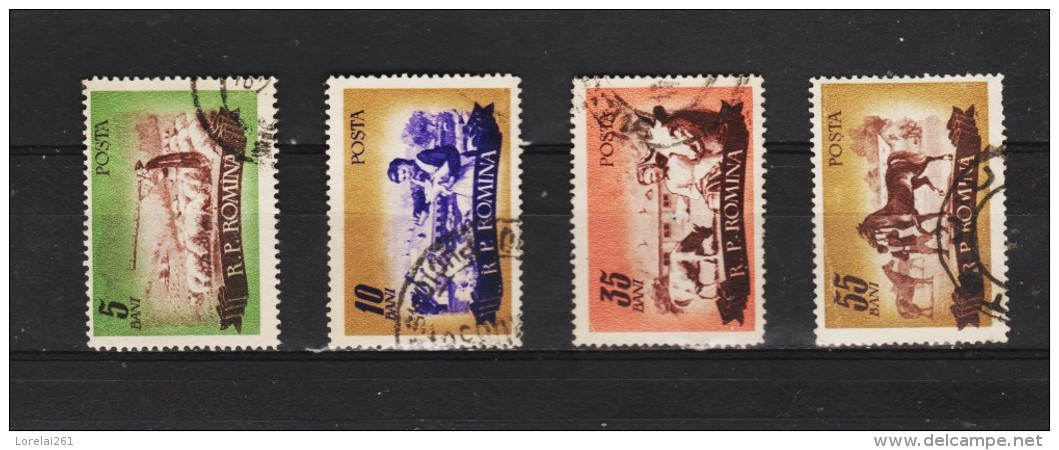 1955 -  PRODUITS D´ELEVAGE,  MI No 1551/1554 Et Y&T No 1430/1433 - Usado