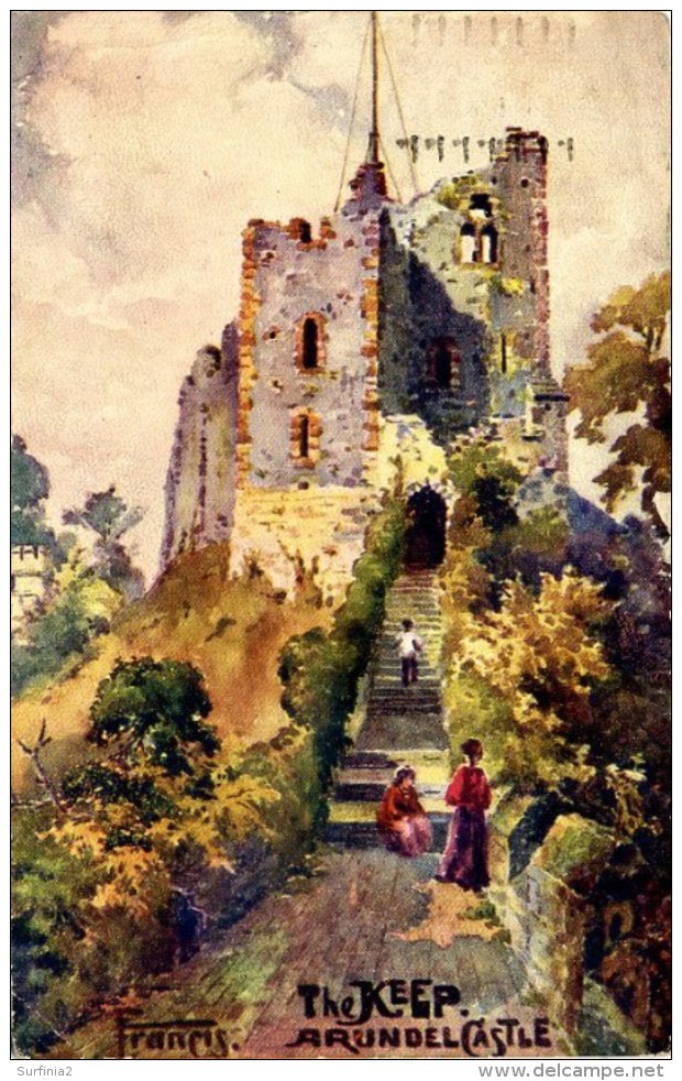 MISCELLANEOUS ART - ARUNDEL CASTLE - THE KEEP - FRANCIS Art 99 - Arundel