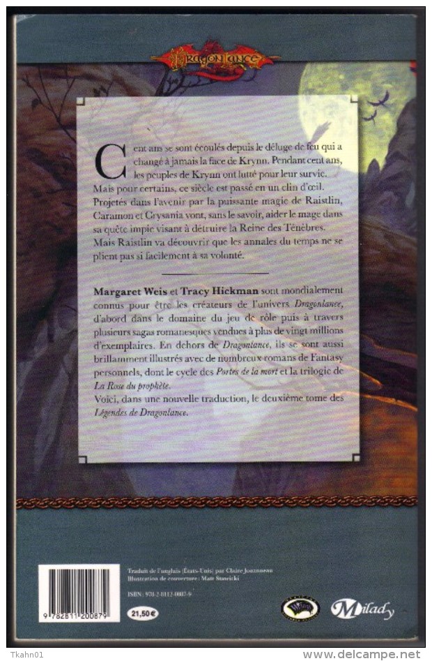 DRAGONLANCE  " LA GUERRE DES JUMEAUX  " NOUVELLE TRADUCTION  GRAND-FORMAT  DE 2009 - Bragelonne