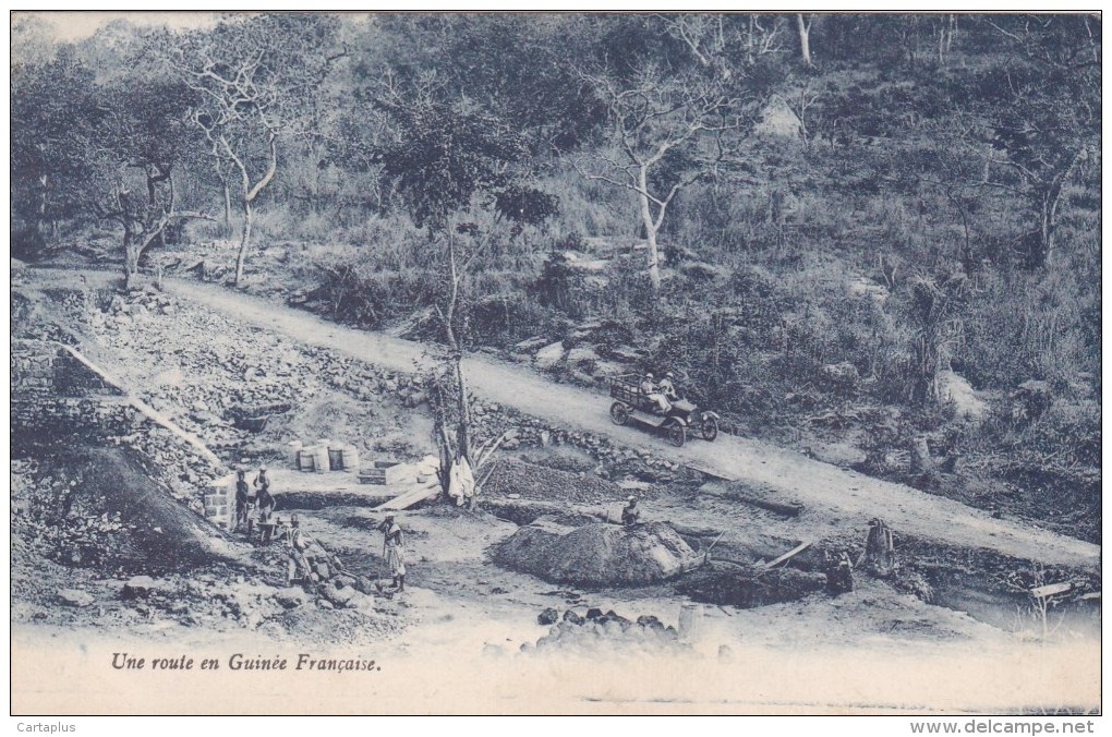 GUINEE FRANCAISE ROUTE  AFRIQUE  AFRICA - French Guinea