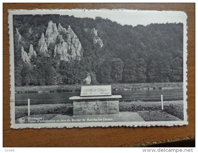 Brumagne, Table D'orientation En Face Du Rocher De Marche Les Dames --> 1939 - Namen