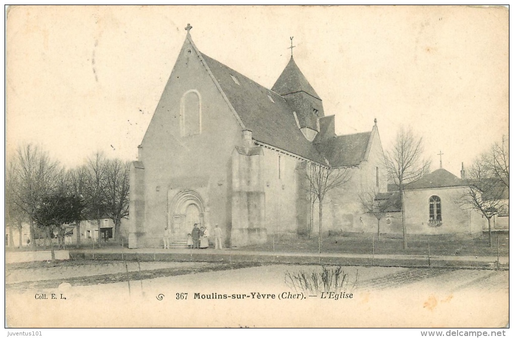 CPA Moulins Sur Yèvre-L'église     L2128 - Autres & Non Classés