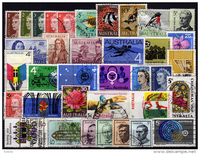 AUSTRALIEN 1966-1969 - Lot 36 Verschiedene Used - Gebraucht