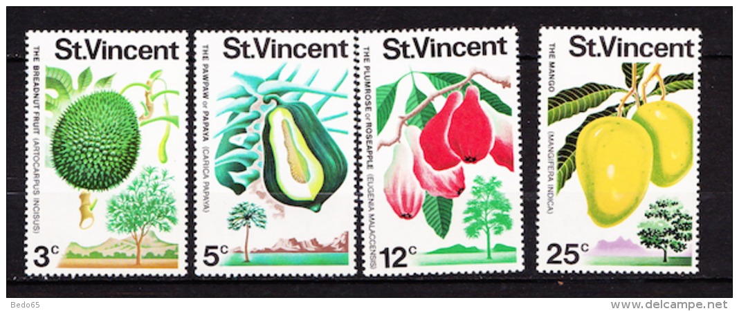 ST.VINCENT N° 315 / 316 / 317 / 318   NEUF* CHARNIERE - St.Vincent (...-1979)