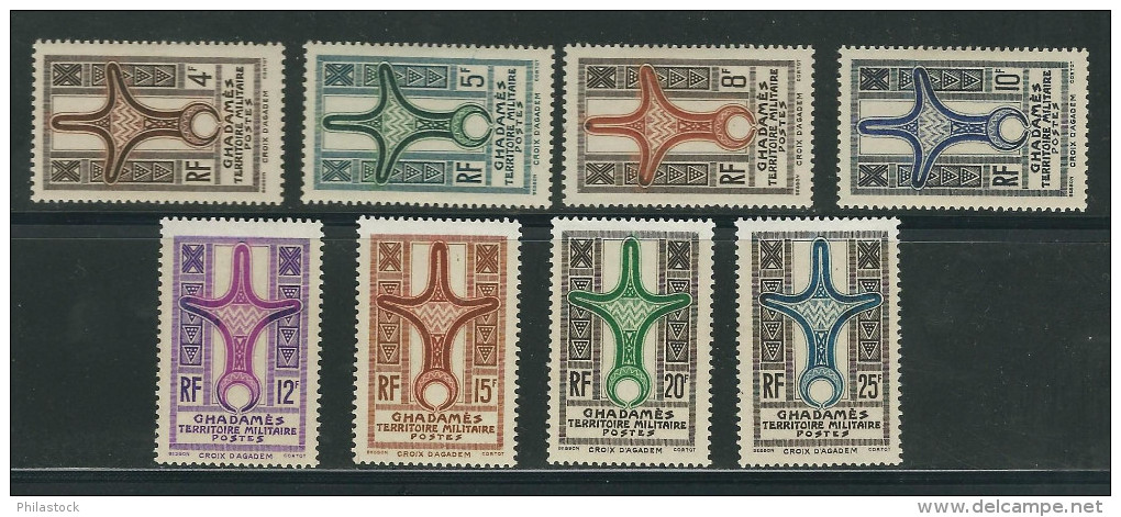 GHADAMES N° 1 à 8 ** - Unused Stamps