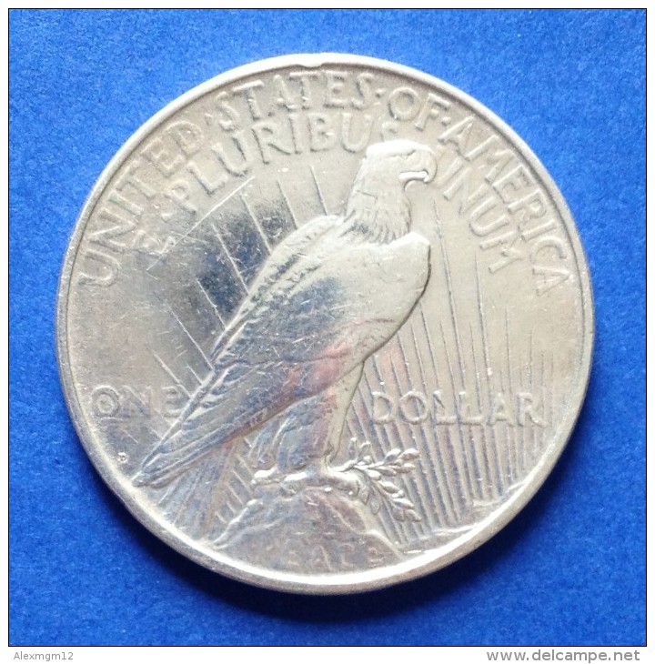 Peace Dollar 1922D, United States, Silver - 1921-1935: Peace