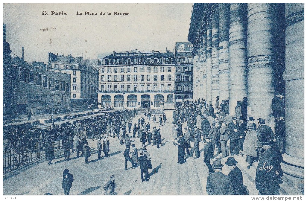 PARIS LA PLACE DE LA BOURSE - Arrondissement: 01