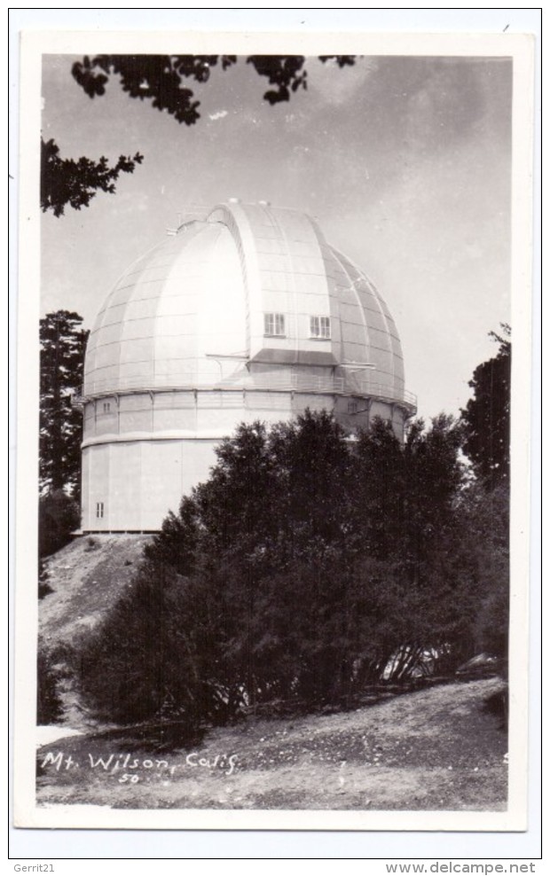 USA - CALIFORNIA - SAN BERNARDINO, Mount Wilson Observatory, 1953 - San Bernardino