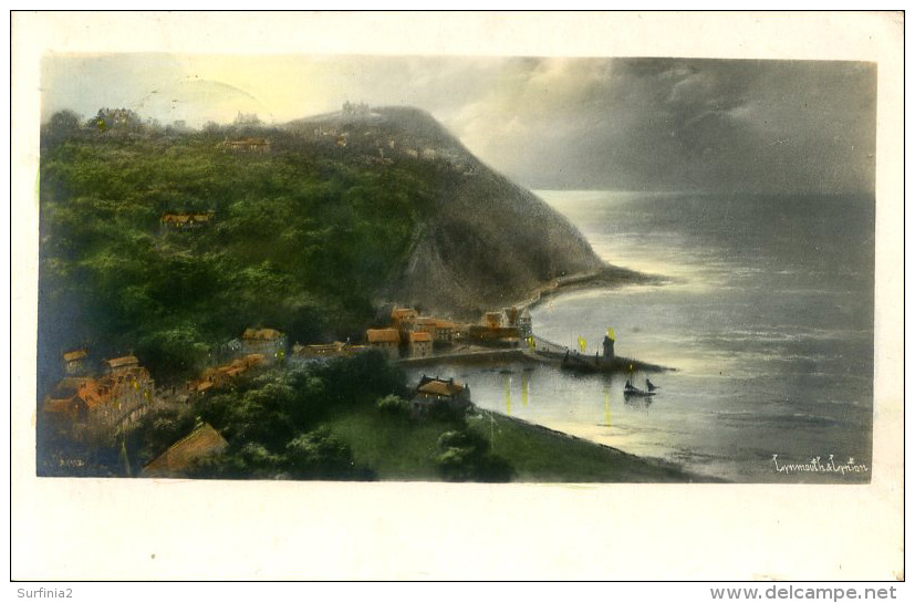 MISCELLANEOUS ART - LYNMOUTH And LYNTON - ELMER KEENE Art143 - Lynmouth & Lynton