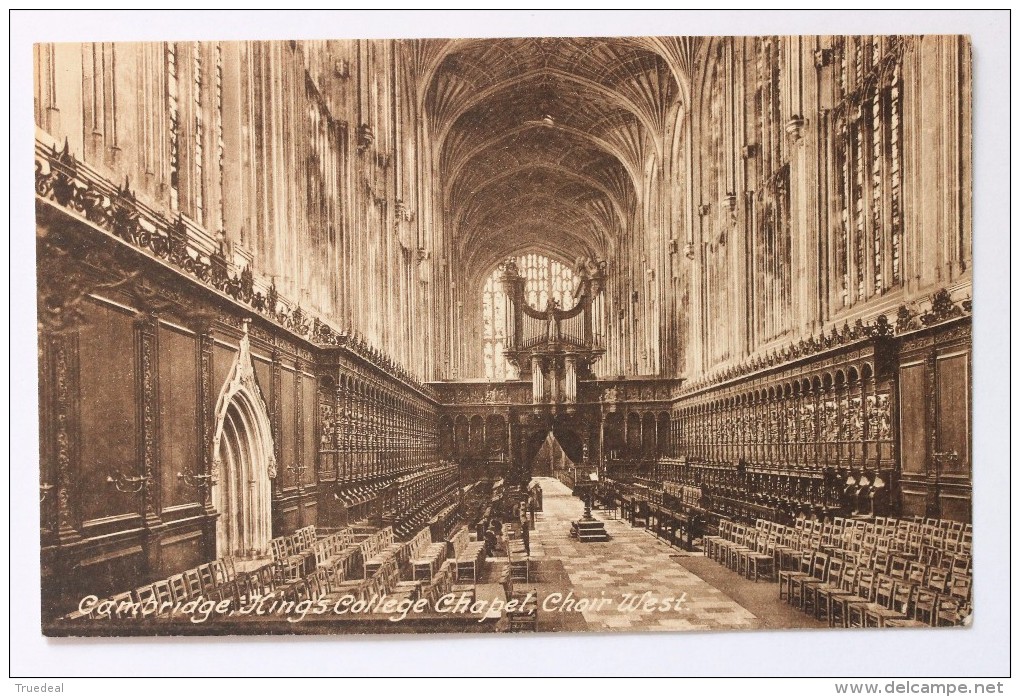 Cambridge, King's College Chapel, Choir West - Other & Unclassified