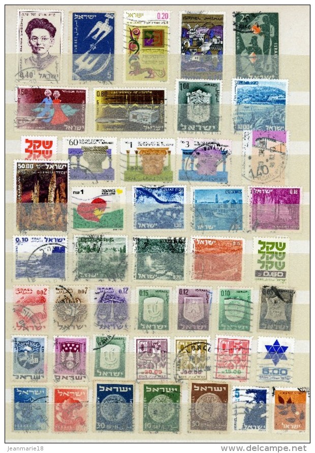 L 351 LOT DE TIMBRE D ISRAEL CERTAIN TRES ANCIEN - Lots & Kiloware (mixtures) - Max. 999 Stamps