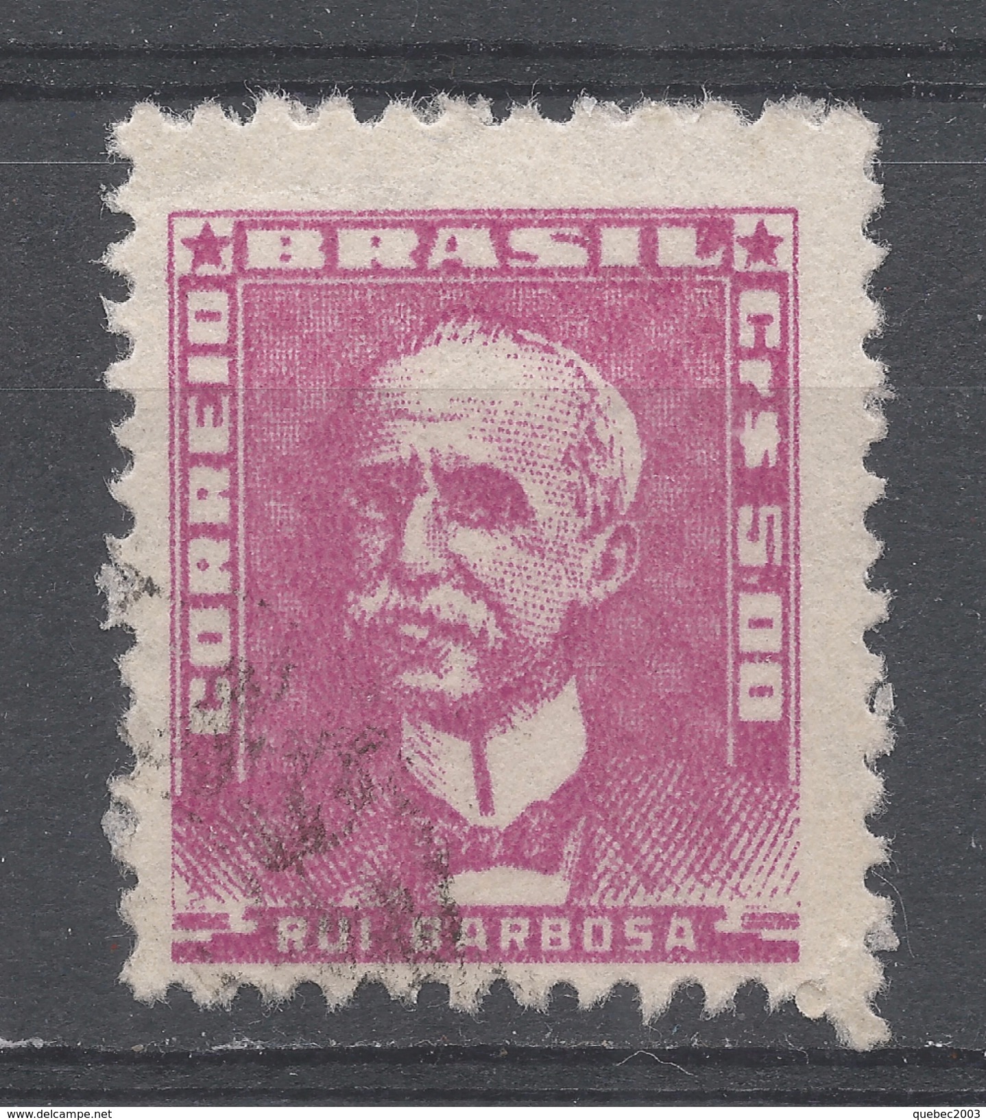 Brazil 1956. Scott #798 (U) Ruy Barbosa, Minister - Oblitérés