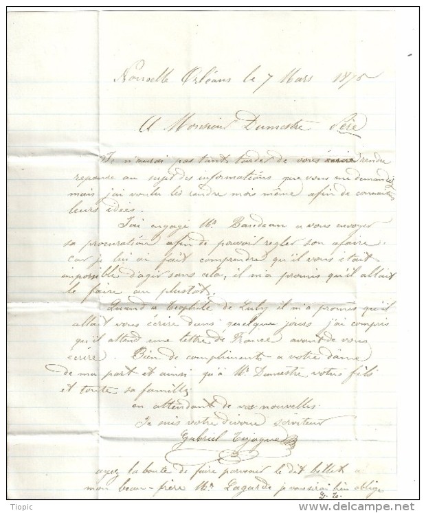 Enveloppe - Cachet  Au  Départ  De  NEW - YORK  ( Etats - Unis ) à Destination De  Lubret , Canton De Trie ( 65 ) - Autres - Amérique