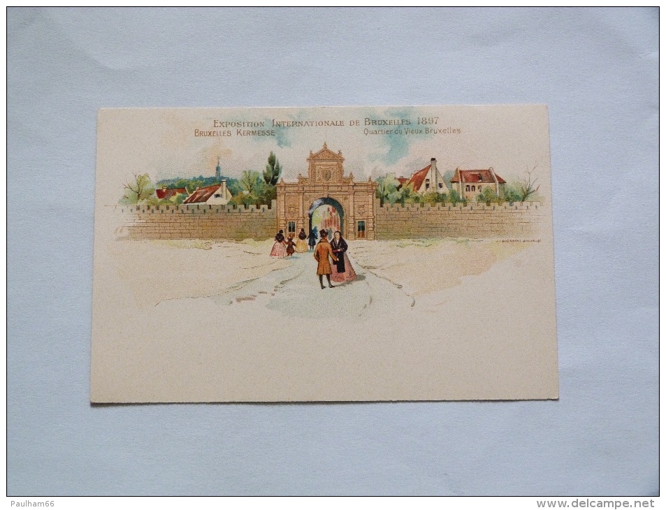 BRUXELLES    EXPOSITION INTERNATIONALE DE 1897 - Expositions Universelles