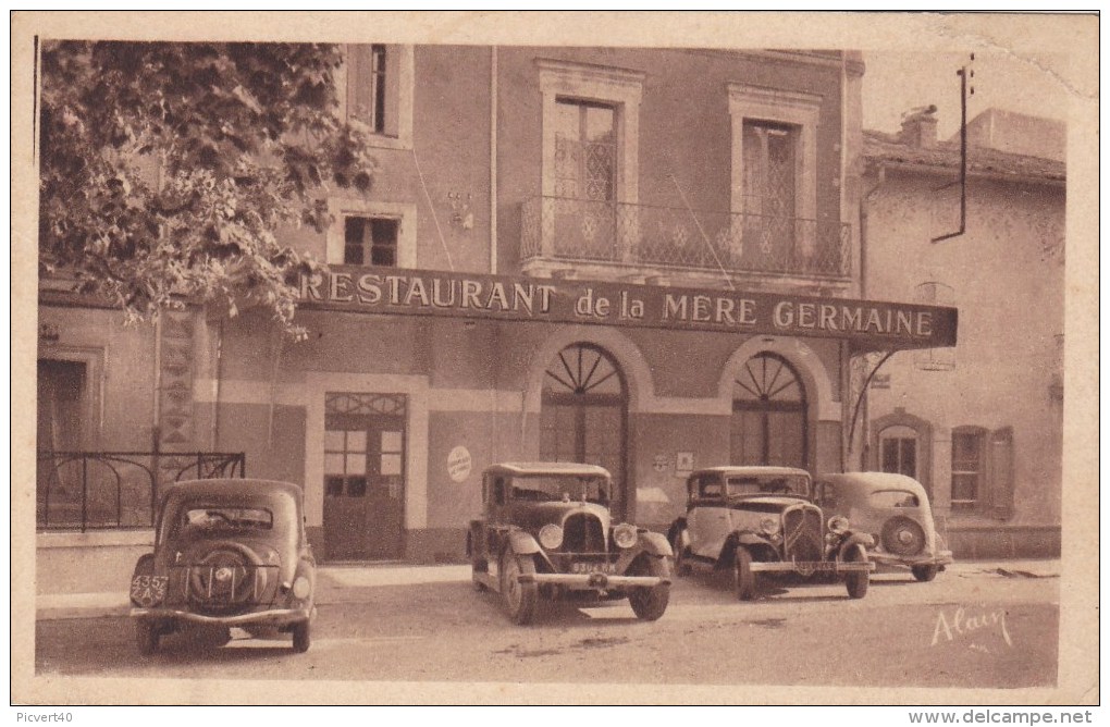 Chateau Neuf Du Pape,restaurant De La Mére Germaine ,tel 5 - Chateauneuf Du Pape