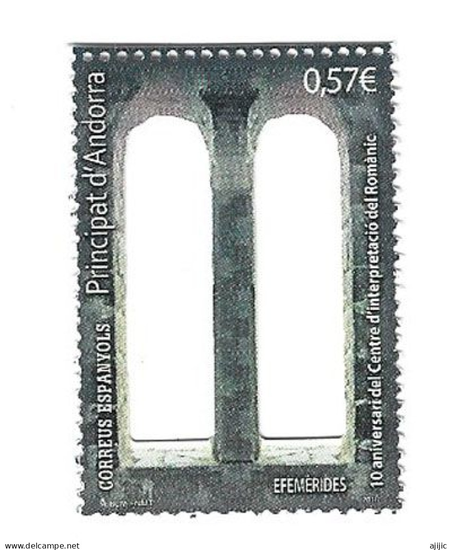 L'architecture Romane En Andorre.  Timbre Neuf **  Année 2016. AND.ESP - Unused Stamps