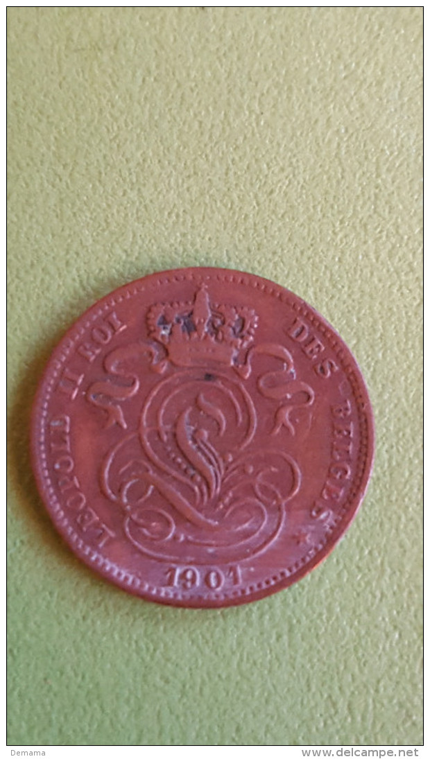 Leopold II, 1901, 1c, Roi Des Belges - 1 Cent