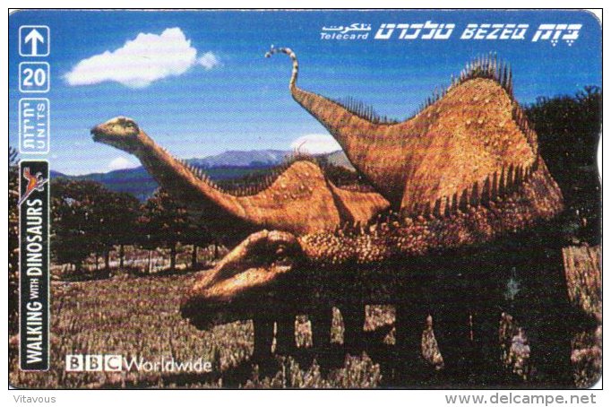 Dinosaure Dinosaurs Animal Télécarte Israël Phonecard W259 - Israel