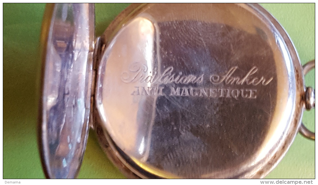 Präzisions Anker Anti  Magnetique Pocket watch, Not Working, inside Mark: Syma