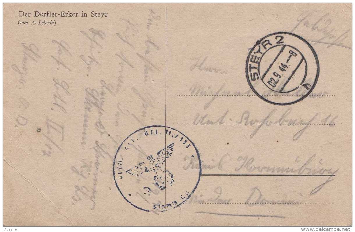 STEYR - Der Derfler-Erker In Steyr, Gel.1944 - Steyr