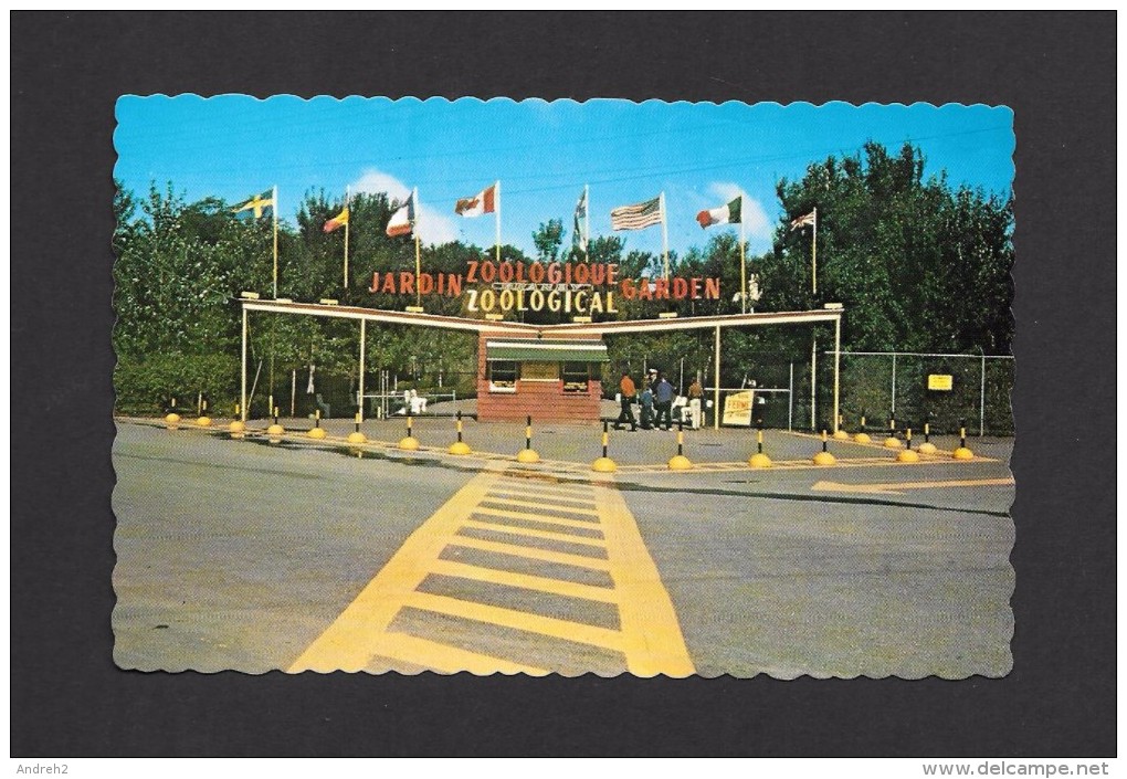 GRANBY - QUÉBEC - ENTRÉE DU ZOO DE GRANBY - JARDIN ZOOLOGIQUE - PHOTO J. BIENVENUE - Granby