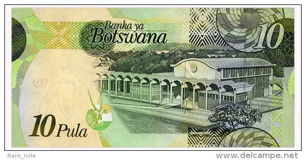 BOTSWANA 10 PULA 2012 Pick 30c Unc - Botswana