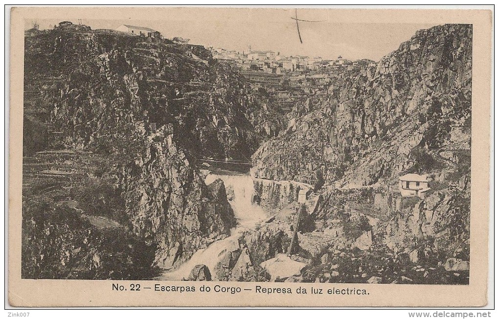 Postal Portugal - Vila Real - Escarpas Do Corgo - Represa Da Luz Electrica (Ed. Livraria Araujo Nº22) - CPA - Postcard - Vila Real