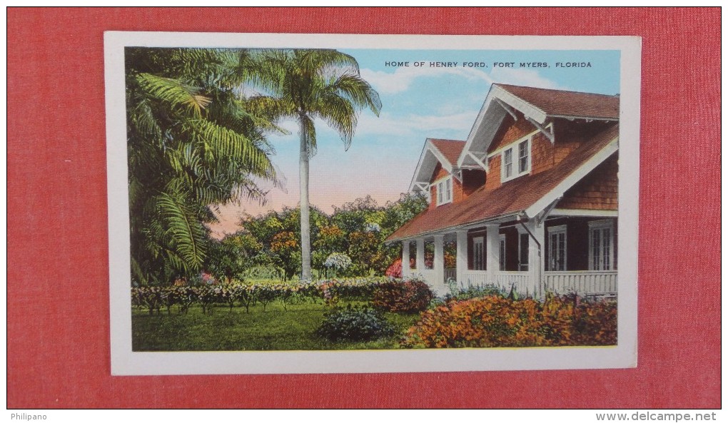 - Florida> Fort Myers  Henry Ford Home   ------ Ref 2236 - Fort Myers