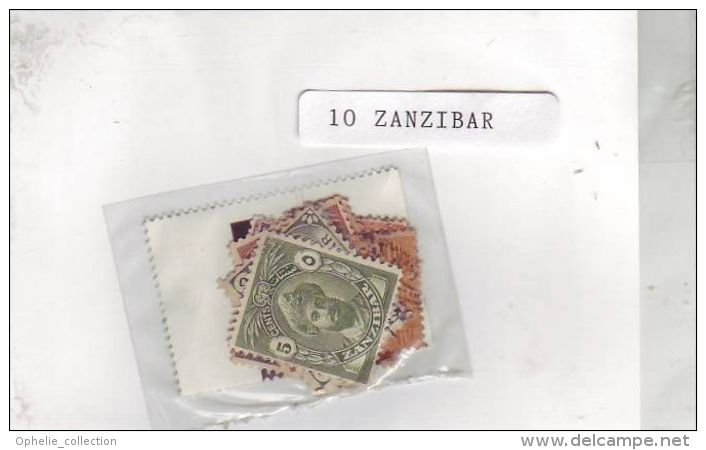 ZANZIBAR 10 TIMBRES DIFFERENTS OBLITERES TRES BON ETAT - Zanzibar (...-1963)