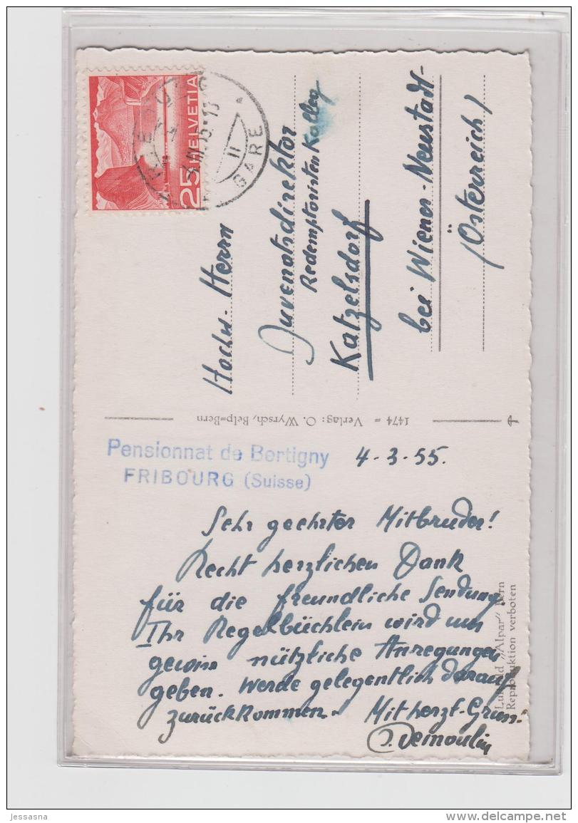 AK - Schweiz - Fribourg - Pensionnat De Bertigny - 1955 - Other & Unclassified