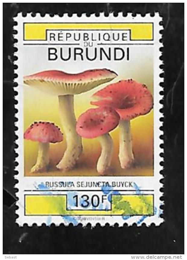 TIMBRE OBLITERE DU BURUNDI DE 1992 N° MICHEL 1754 - Oblitérés