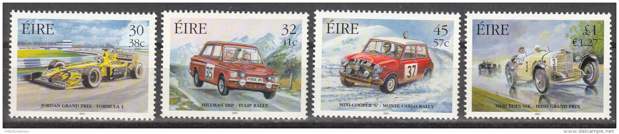 Ireland    Scott No  1296-99     Mnh      Year  2001 - Nuovi