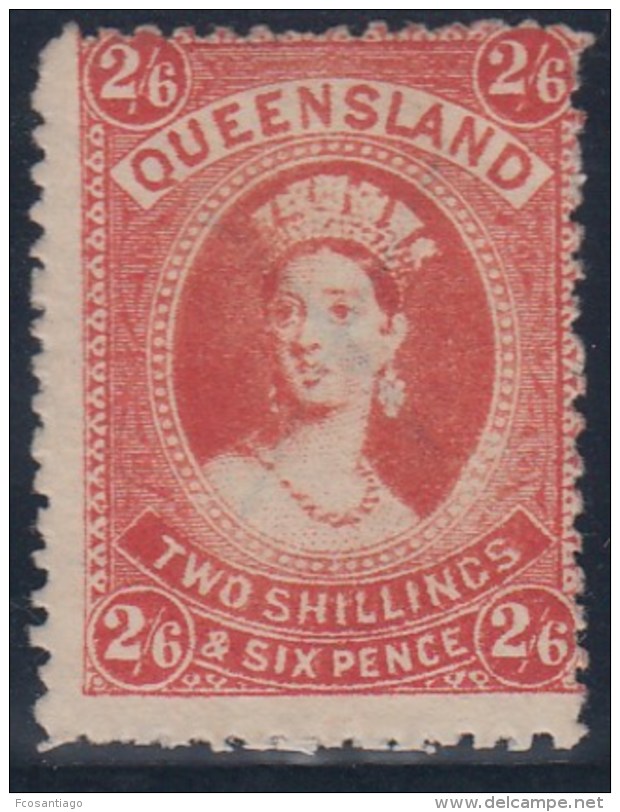 AUSTRALIA/QUEENSLAND 1886 - Yvert #59 - MLH * - Nuovi