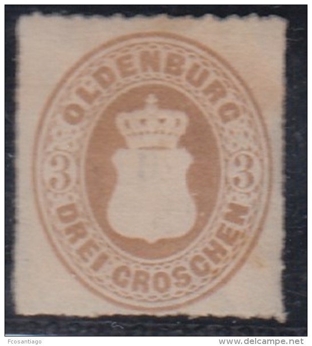 ALEMANIA/ OLDENBURG - Yvert #19 - MLH * - Oldenburg