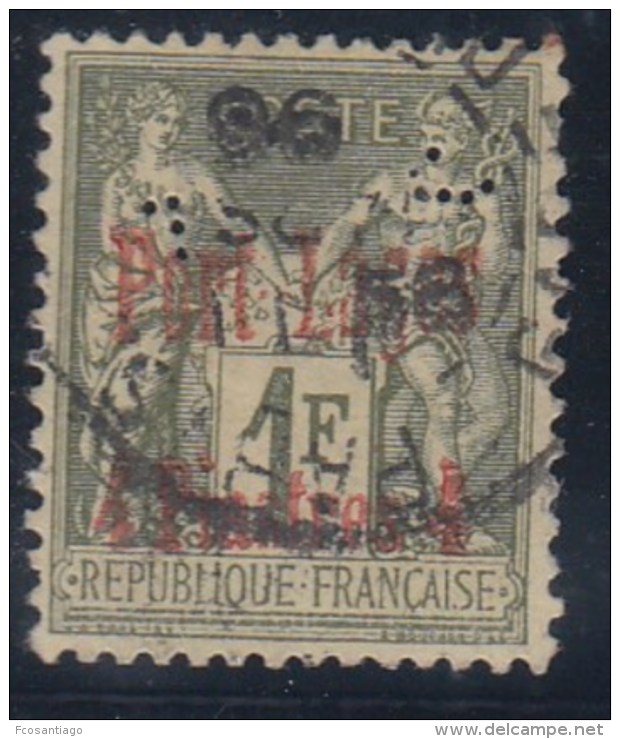 FRANCIA/PUERTO LAGOS - Yvert #6 - VFU - Used Stamps