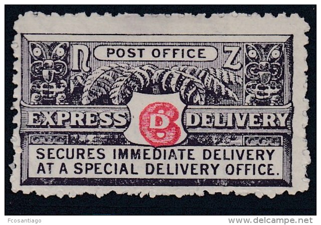 NUEVA ZELANDA - Yvert #2 Express - MLH * - Express Delivery Stamps