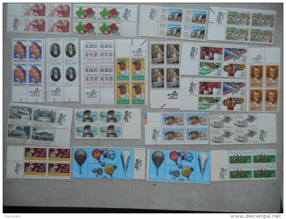 United States USA collection with ZIP ect. see pics, more than 1.100,00 face only mnh but some only for postage