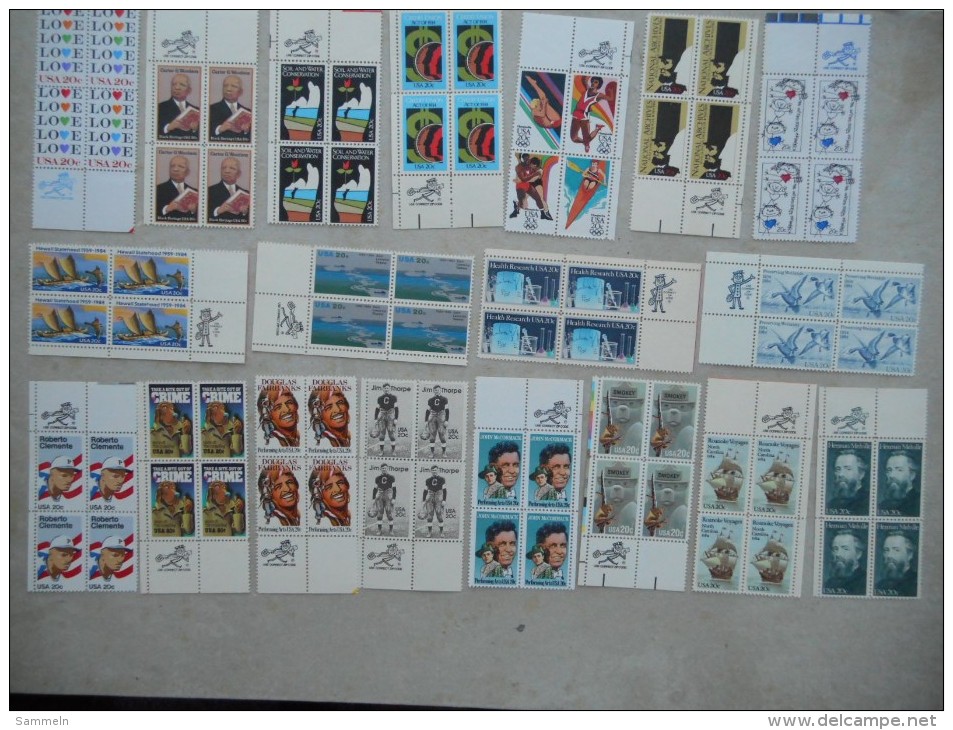 United States USA collection with ZIP ect. see pics, more than 1.100,00 face only mnh but some only for postage