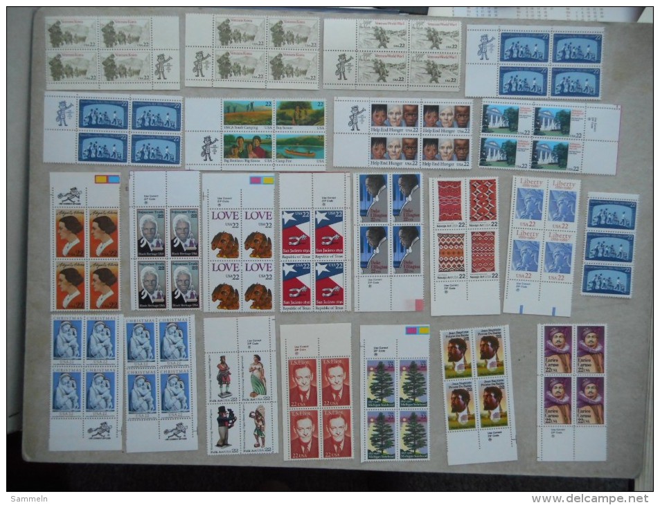 United States USA collection with ZIP ect. see pics, more than 1.100,00 face only mnh but some only for postage