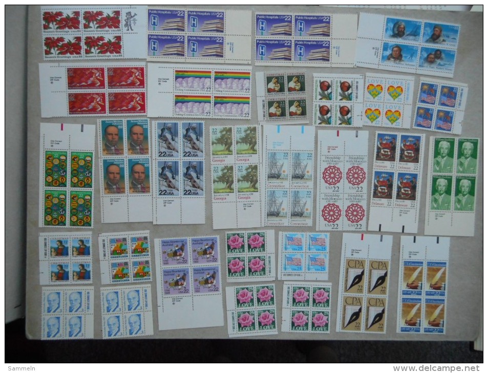 United States USA collection with ZIP ect. see pics, more than 1.100,00 face only mnh but some only for postage