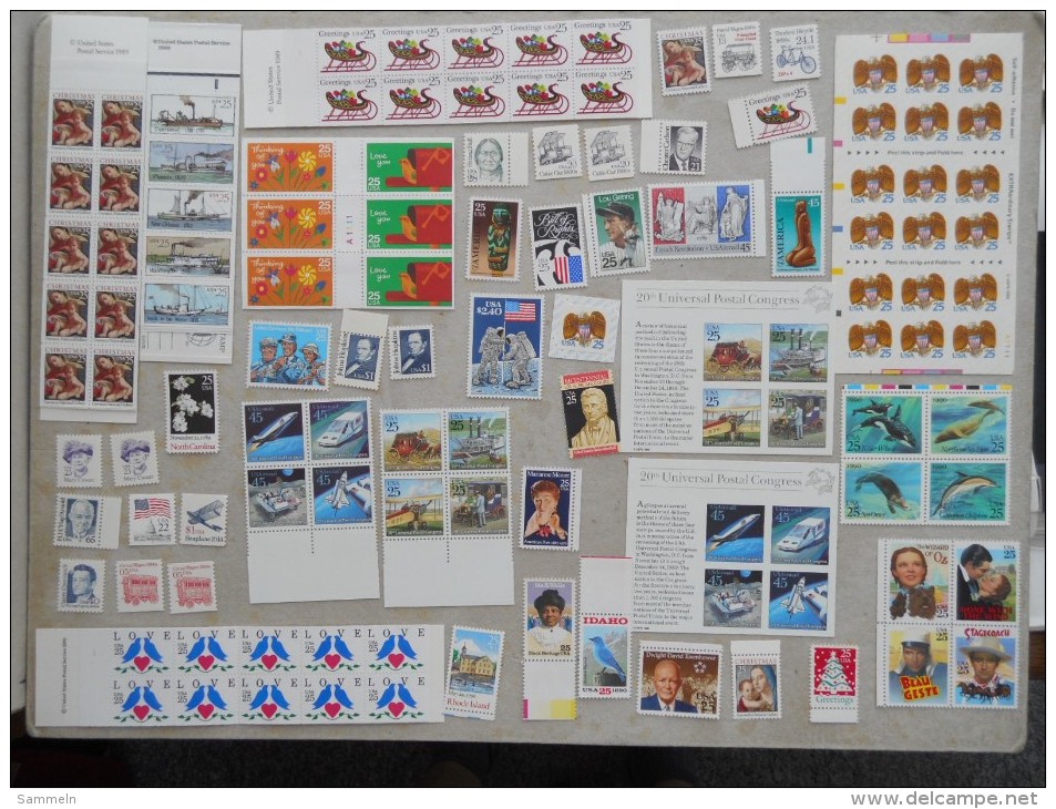 United States USA collection with ZIP ect. see pics, more than 1.100,00 face only mnh but some only for postage