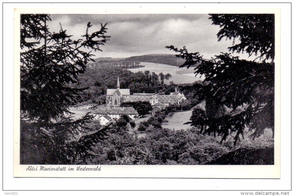 5238 HACHENBURG - MARIENSTATT, Zisterzienser-Abtei, 1953 - Hachenburg