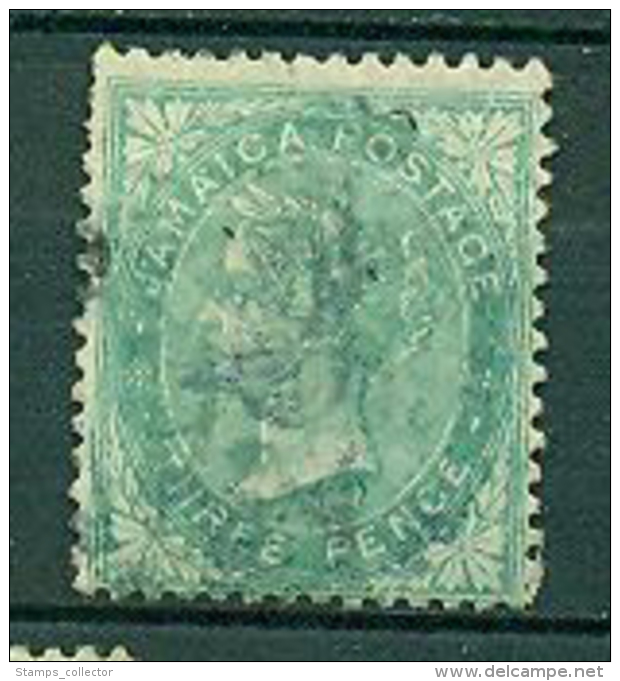 JAMAICA. Nr. 3 Wm7 Used. Victoria - Jamaica (...-1961)