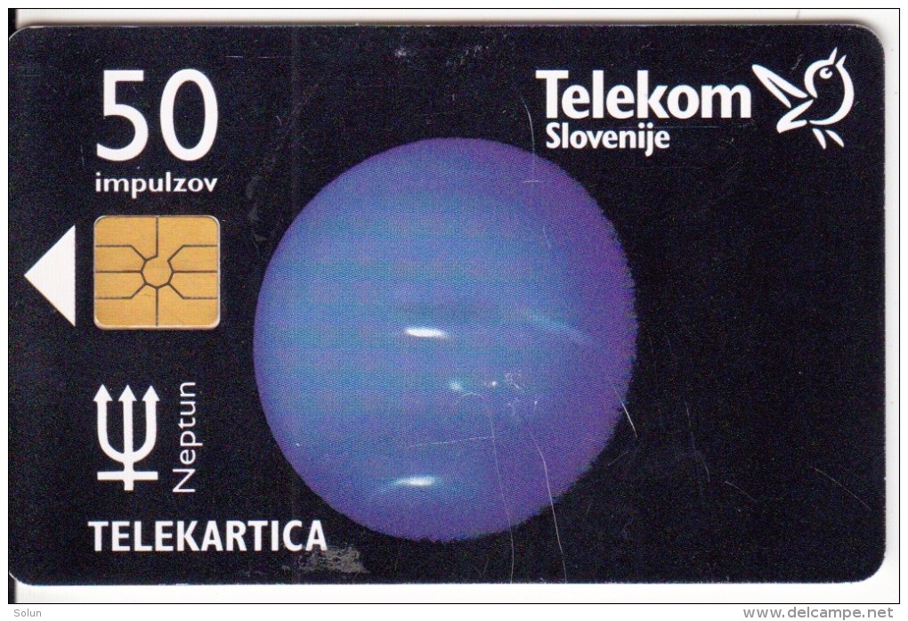 SLOVENIA SLOVENIJA PHONECARD 1998  OSONCJE NEPTUN  PLANETS SOLAR SYSTEM  TELEKOM CAT.NO. 078 - Slovenia