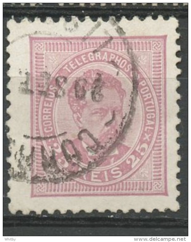 Portugal 1887 25r King Luiz Issue  #66 - Used Stamps