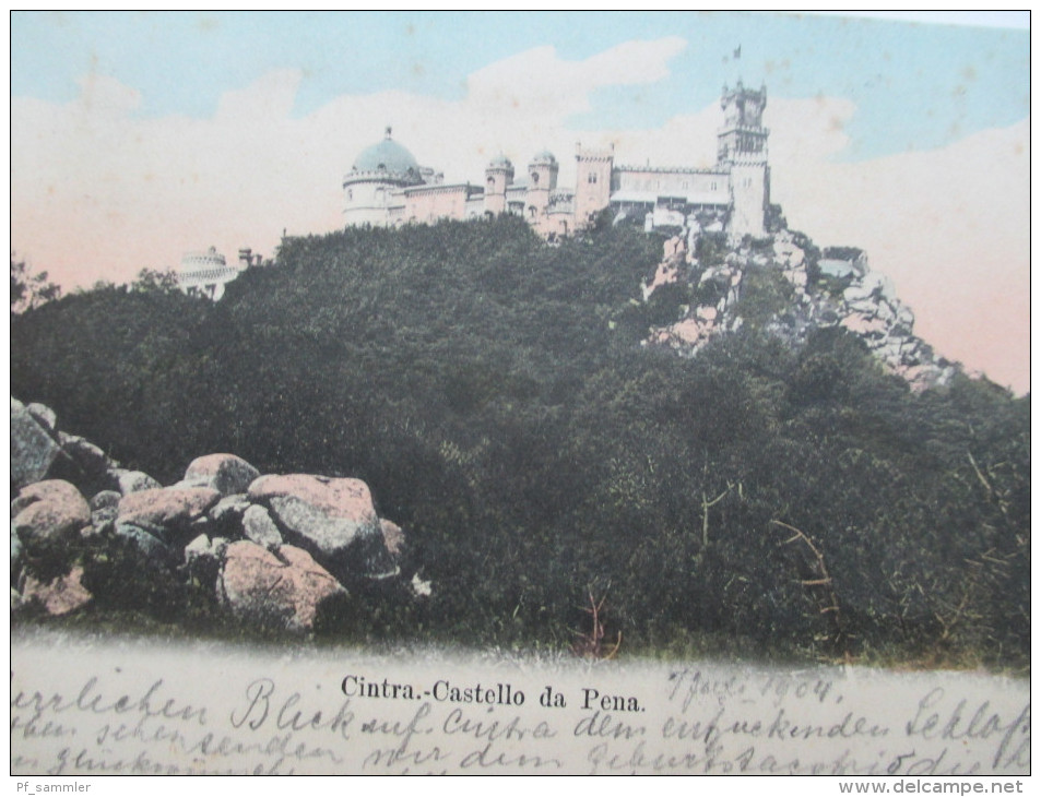 AK Portugal 1904 Cintra.- Castello De Pena. Schloß / Burg. - Sonstige & Ohne Zuordnung