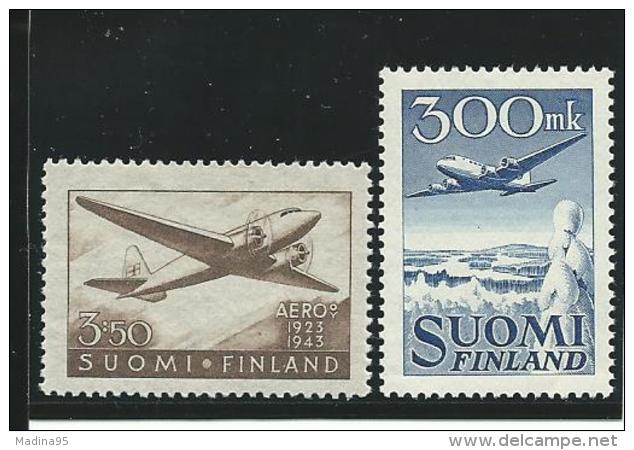 FINLANDE: **, PA N°2 Et 3, TB - Unused Stamps
